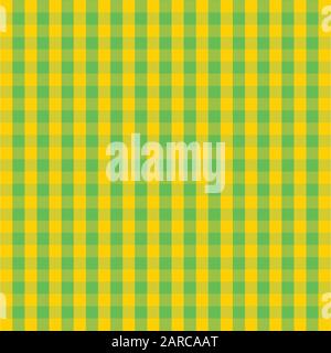 Farbenfroher Plaid Hintergrund, nahtloses Tartan-Muster, bunte Streifen. Karierter Stoffdruck, Hintergrund Stock Vektor