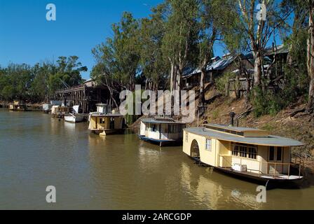 Australien, klassische Paddledamers auf dem Murray River in Echuca Stockfoto