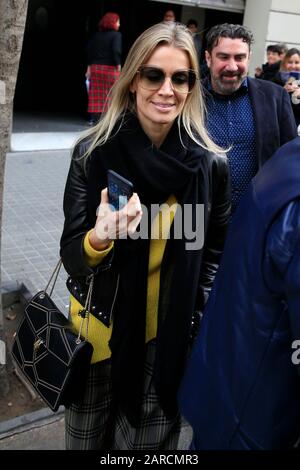 27h Jan, ANTONIO BANDERAS und PABLO PUYOL präsentieren in Barcelona das Musical A CHORUS LINE am Teatre Tivoli Stockfoto