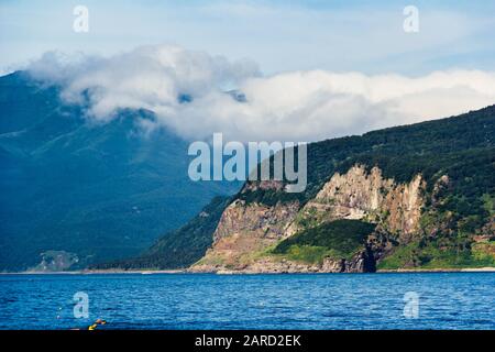 Shiretoko-Küste, Hokkaido Stockfoto