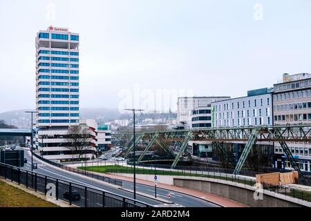 Wuppertal Stadtbild Stockfoto