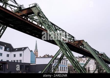 Schwebebahn Wuppertal Stockfoto