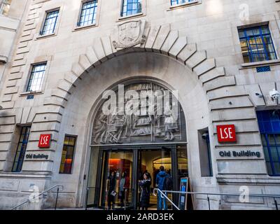 London School of Economics, Old Building, London, England, Großbritannien, GB. Stockfoto