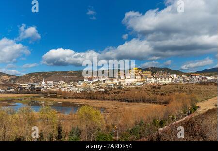 Lama-Tempel in Shangri-La, Provinz Yunnan, China Stockfoto