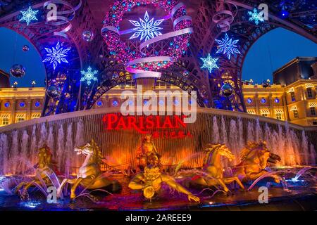 Das Pariser Hotel und Casino in Macau Stockfoto