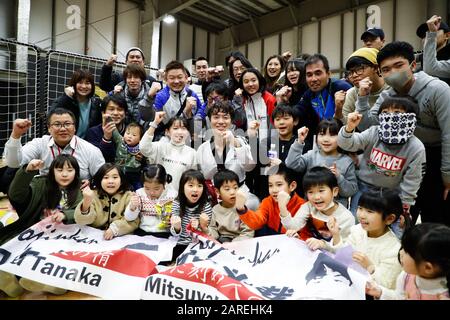 Tokio, Japan. Januar 2020. Mitsuya Tanaka (JPN), 26. Januar 2020 - Para Taekwondo: K44 (K43) -61 kg Männer zwischen Chikara Ito - Mitsuya Tanaka in der Nippon Foundation Para Arena während Des Para Taekwondo Sunmarie Cup Tokyo Paralympic Games Nationalmannschafts-Endauswahl in Tokio, Japan. Credit: SportsPressJP/AFLO/Alamy Live News Stockfoto