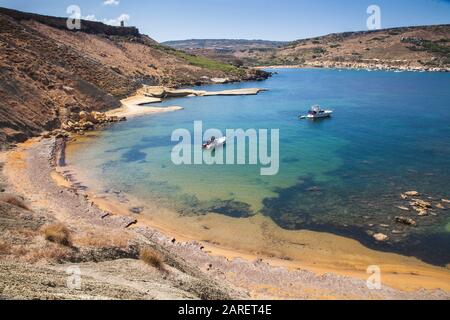 Malta Strand Stockfoto