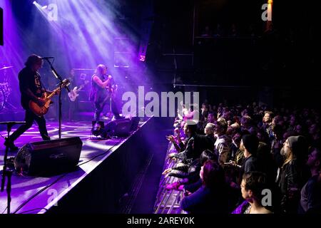 Oslo, Norwegen. Januar 2020. Die amerikanische stoner-rock-Band Monster Magnet führt ein Live-Konzert in Rockefeller in Oslo durch. Hier ist Sänger Dave Wyndorf live auf der Bühne zu sehen. (Bildnachweis: Gonzales Foto/Per-Otto Oppi/Alamy Live News) Stockfoto