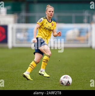 Dagenham, ENGLAND - 27. JANUAR: Leonie Maier von Arsenal während Des Vierten Runden Matches Des Fa Cup Der Frauen zwischen West Ham United Women und Arsenal im Rush Green Stadium am 27. Januar 2020 in Dagenham, England7 (Foto von AFS/Espa-Images) Stockfoto