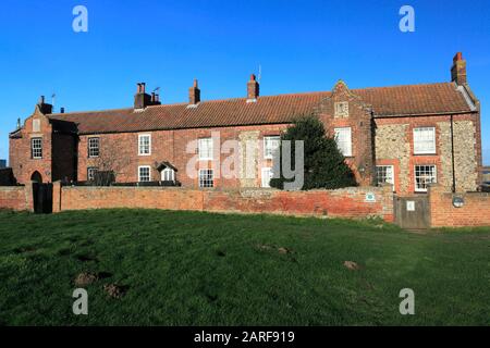 Blick über Dial House, das National Trust Outdoor Activity Center, Brancaster Staithe, North Norfolk, England, Großbritannien Stockfoto