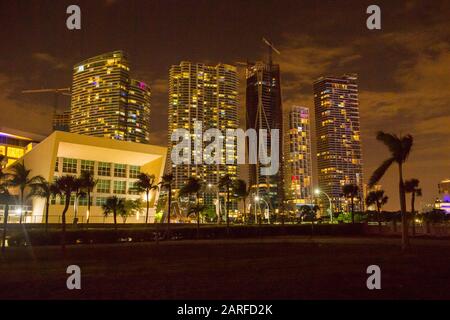 Miami, USA. Mai 2018. Miami, USA Mai 2018: Impressions Miami/South Coast - Mai - 2018 Miami Skyline at Aftert. Weltweite Nutzung Credit: Dpa/Alamy Live News Stockfoto