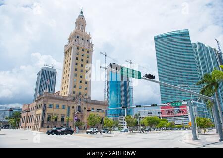 Miami, USA. Mai 2018. Miami, USA Mai 2018: Impressions Miami/South Coast - Mai - 2018 Miami Freedom Tower weltweite Nutzung Credit: Dpa/Alamy Live News Stockfoto