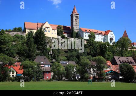 Das Kloster Sankt Petrus in Kastl, Benediktinkloster, Landkreis Amberg-Sulzbach, Oberpfalz, Bayern, Deutschland/Kloster Sankt Petrus in Ka Stockfoto