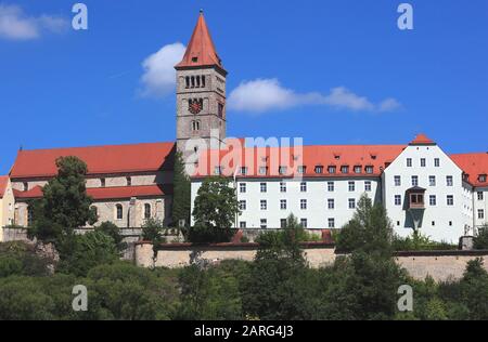 Das Kloster Sankt Petrus in Kastl, Benediktinkloster, Landkreis Amberg-Sulzbach, Oberpfalz, Bayern, Deutschland/Kloster Sankt Petrus in Ka Stockfoto