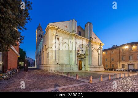 Der Malatesta-Tempel, Rimini, Emilia Romagna, Italien, Europa Stockfoto