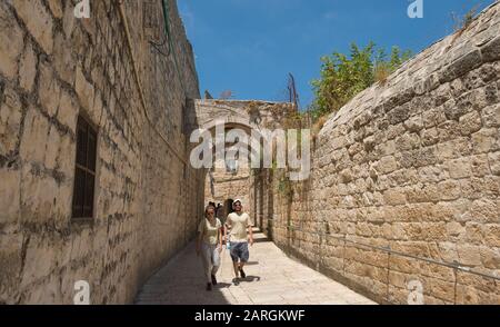 St. James Street, Altstadt, Jerusalem, Israel Stockfoto