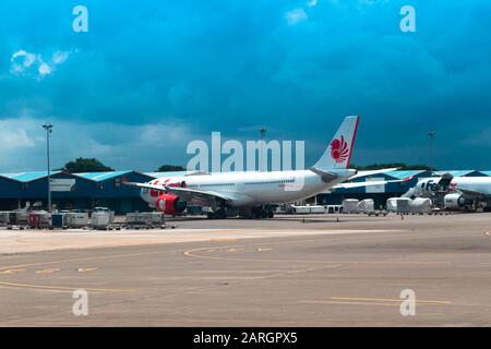 Airbus A330-941Neo Lion Air PK-Lei am internationalen Flughafen Soekarno-Hatta Stockfoto