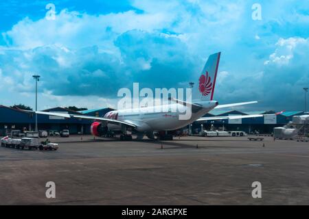 Airbus A330-941Neo Lion Air PK-Lei am internationalen Flughafen Soekarno-Hatta Stockfoto