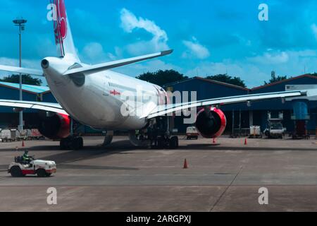 Airbus A330-941Neo Lion Air PK-Lei am internationalen Flughafen Soekarno-Hatta Stockfoto