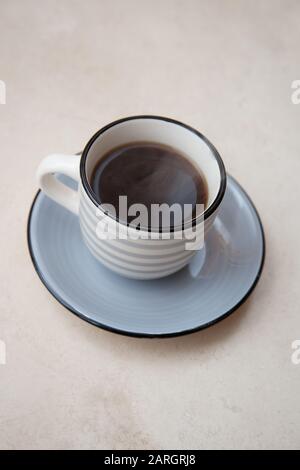 Eine heiße Tasse Kaffee Stockfoto