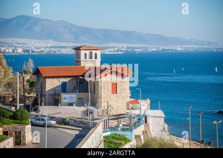 Athen, Griechenland. Januar 2018. Athen, Griechenland 2018: Impressionen Athen - Januar - 2018 PirÃ US/Piräus   Nutzung Worldwide Credit: Dpa / Alamy Live News Stockfoto