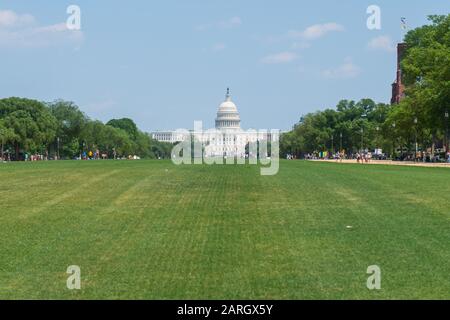 Washington, USA Mai 2018: Impressions Washington - Mai - 2018 Washington DC National Mall Capitol - Nutzung weltweit Stockfoto