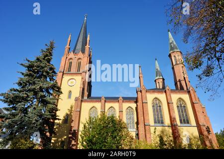 Werder Havel, Heilig-Geist-Kirche Stockfoto