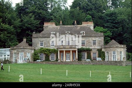 Gatcombe Park. Heimstadion von HRH Princess Anne/Princess Royal, Gloucestershire, England 1990 Stockfoto