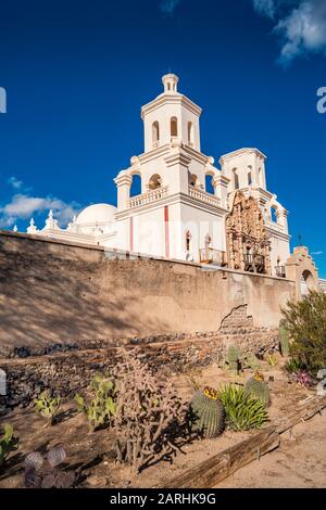 Mission San Xavier del Bac in Tucson Arizona USA Stockfoto