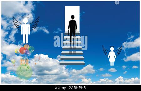 Tor zum Himmel Stockfoto