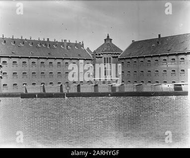 Gefängnis Scheveningen Datum: 11. Mai 1950 Ort: Scheveningen, Zuid-Holland Schlüsselwörter: Gefängnisse Stockfoto