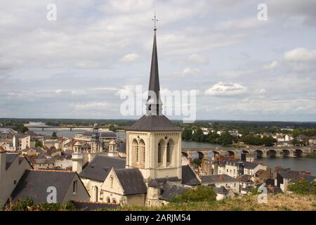 Saumur Stockfoto