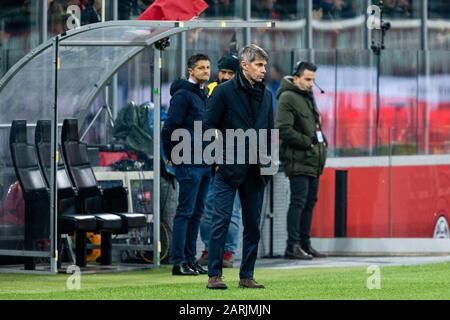 Mailand, Italien, 28. Januar 2020, frederic massara (mailand) während AC Mailand gegen Torino - italienische TIM-Cup-Meisterschaft - Credit: LPS/Francesco Scaccianoce/Alamy Live News Stockfoto