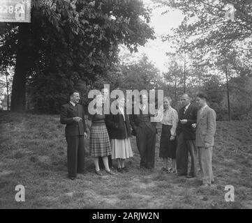 Schule ULDI Hr. Vermaas Zaltbommel Datum: 18. Mai 1949 Ort: Gelderland, Zaltbommel Personenname: HR. Vermaas Stockfoto
