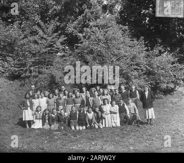 Schule ULDI Hr. Vermaas Zaltbommel Datum: 18. Mai 1949 Ort: Gelderland, Zaltbommel Personenname: HR. Vermaas Stockfoto