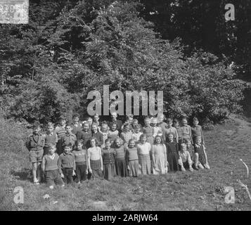 Schule ULDI Hr. Vermaas Zaltbommel Datum: 18. Mai 1949 Ort: Gelderland, Zaltbommel Personenname: HR. Vermaas Stockfoto
