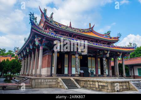 Der Konfuzius-Tempel in Taipei Taiwan Stockfoto