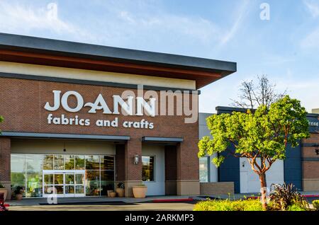 Ein Geschäft mit Jo-Ann-Stoffen in Fremont, Kalifornien, USA Stockfoto