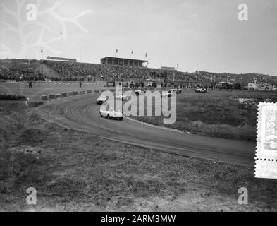 Sportwagenrennen Zandvoort Datum: 21. Mai 1956 Ort: Noord-Holland, Zandvoort Stichwörter: Sportwagenrennen Stockfoto