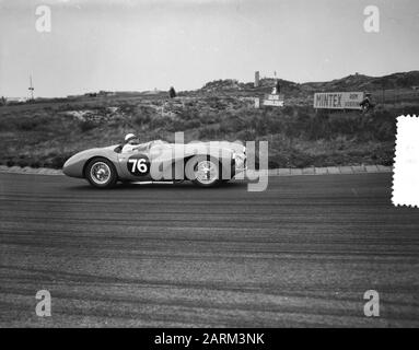 Sportwagenrennen Zandvoort Datum: 21. Mai 1956 Ort: Noord-Holland, Zandvoort Schlüsselwörter: Sportwagenrennen Stockfoto