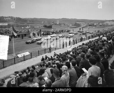 Sportwagenrennen Zandvoort Datum: 21. Mai 1956 Ort: Noord-Holland, Zandvoort Stichwörter: Sportwagenrennen Stockfoto