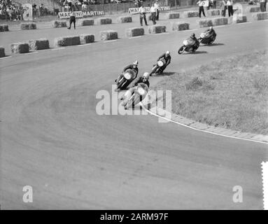 Internationale Motorrad- und Beiwagenrennen auf der Rennstrecke von Zandvoort Datum: 10. Mai 1959 Stockfoto