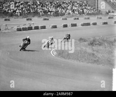 Internationale Motorrad- und Beiwagenrennen auf der Rennstrecke von Zandvoort Datum: 10. Mai 1959 Stockfoto