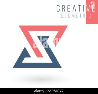 Minimales Modernes Design mit geometrischem Z-Letter Logo. Triangle Logo Symbol Emblem Monogramm für Architektur, Industrieunternehmen. Die Abbildung des Stock-Vektors ist Stock Vektor