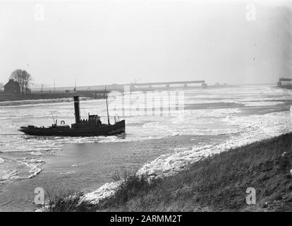 Vreeswijk Datum: 8. Januar 1947 Ort: Utrechter, Vreeswijk Stockfoto