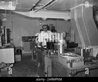 Aufgabe: Zaandlandse testvaart ms Aida III Datum: 22. Dezember 1961 Schlagwörter: Galeeren Institutionenname: Aida III Stockfoto