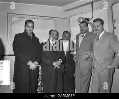 Aufgabe: Zaandlandse testvaart ms Aida III Datum: 22. Dezember 1961 Schlüsselwörter: Schiffe Name Der Einrichtung: Aida III Stockfoto