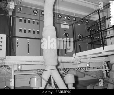 Aufgabe: Zaandlandse testvaart ms Aida III Datum: 22. Dezember 1961 Schlüsselwörter: Schiffe Name Der Einrichtung: Aida III Stockfoto