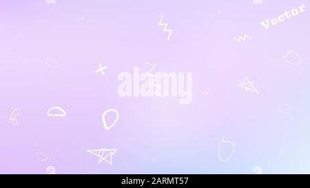 Planet und Schilder Hintergrund. Asonomic Hi-res and Fresh. Illustration, bunt. Sterne, Planeten, Zeichen. Buntes Universum neue Sterne leuchten. Stock Vektor