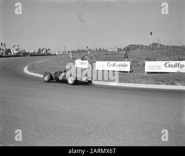 Grand Prix te Zandvoort Datum: 20. Mai 1962 Ort: Noord-Holland, Zandvoort Schlüsselwörter: Rennwagen Stockfoto